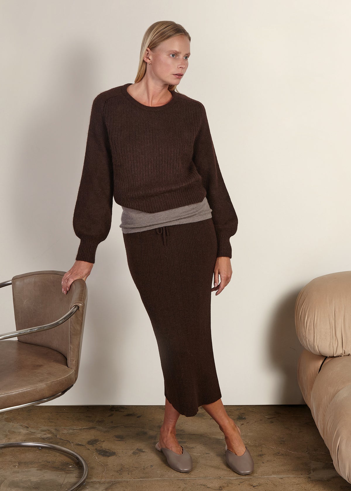 Column Rib Skirt