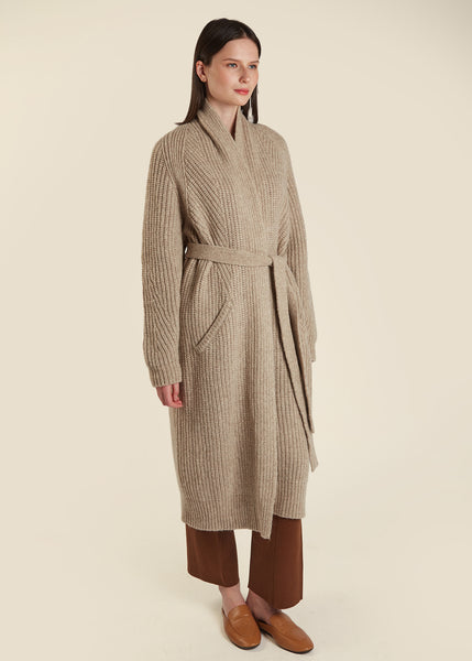 【新品・未開封】louren big crepe cardigan Organic Linen Crepe Long Cardigan | EILEEN FISHER