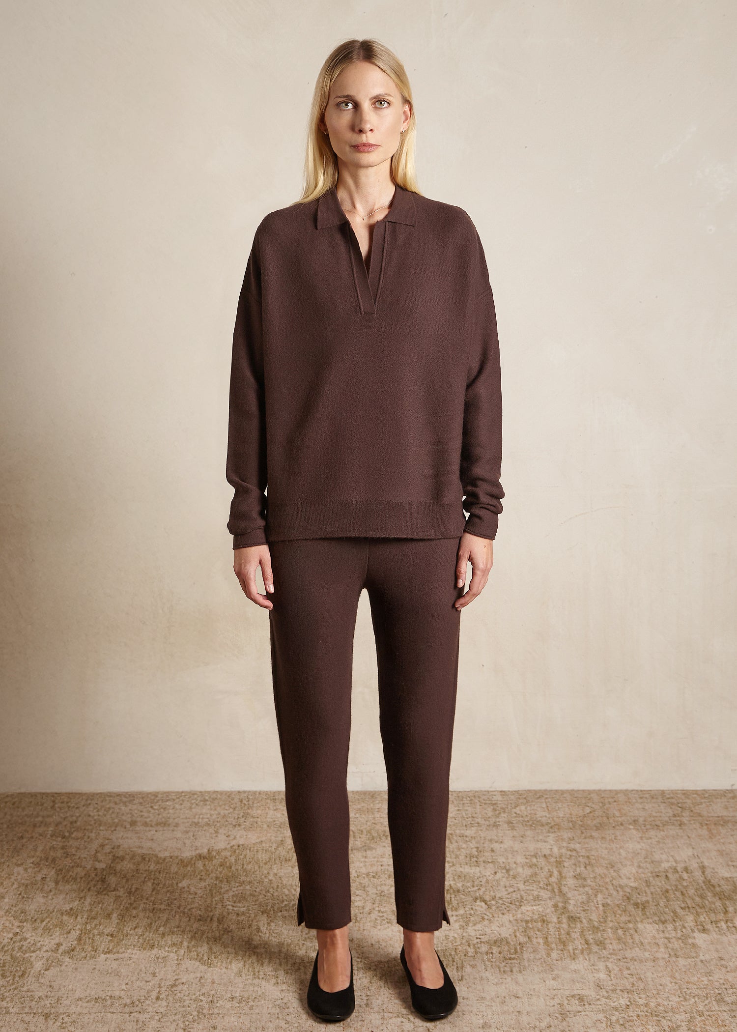 LUXE SLIM PANTS IN CASHWOOL