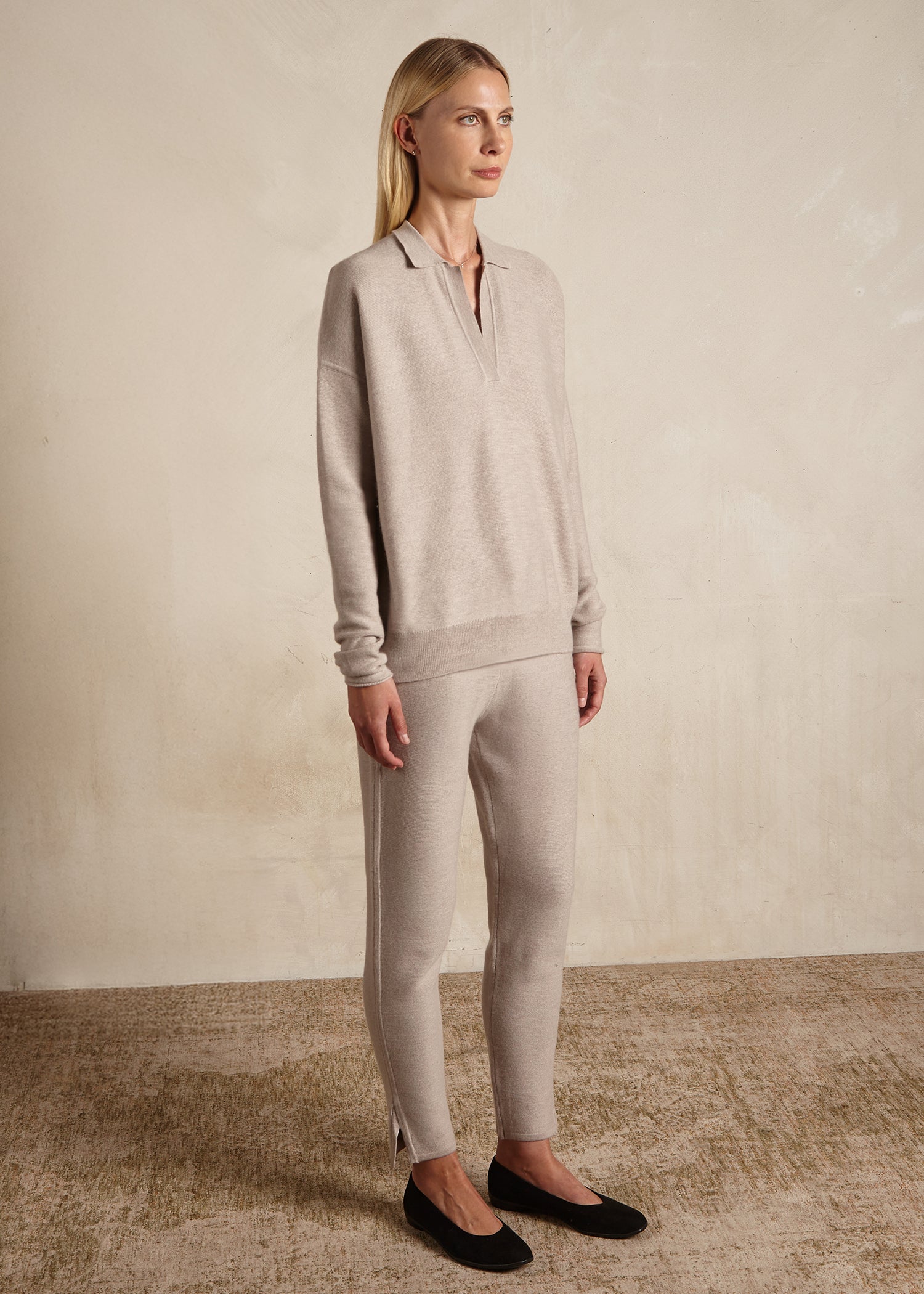 LUXE SLIM PANTS IN CASHWOOL