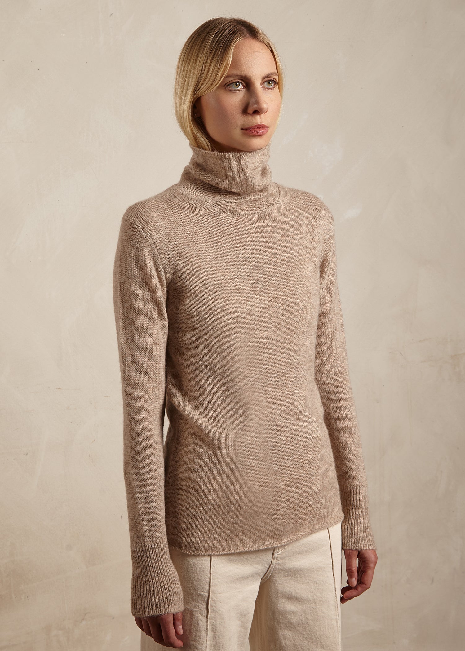 KATE FUNNEL NECK SWEATER
