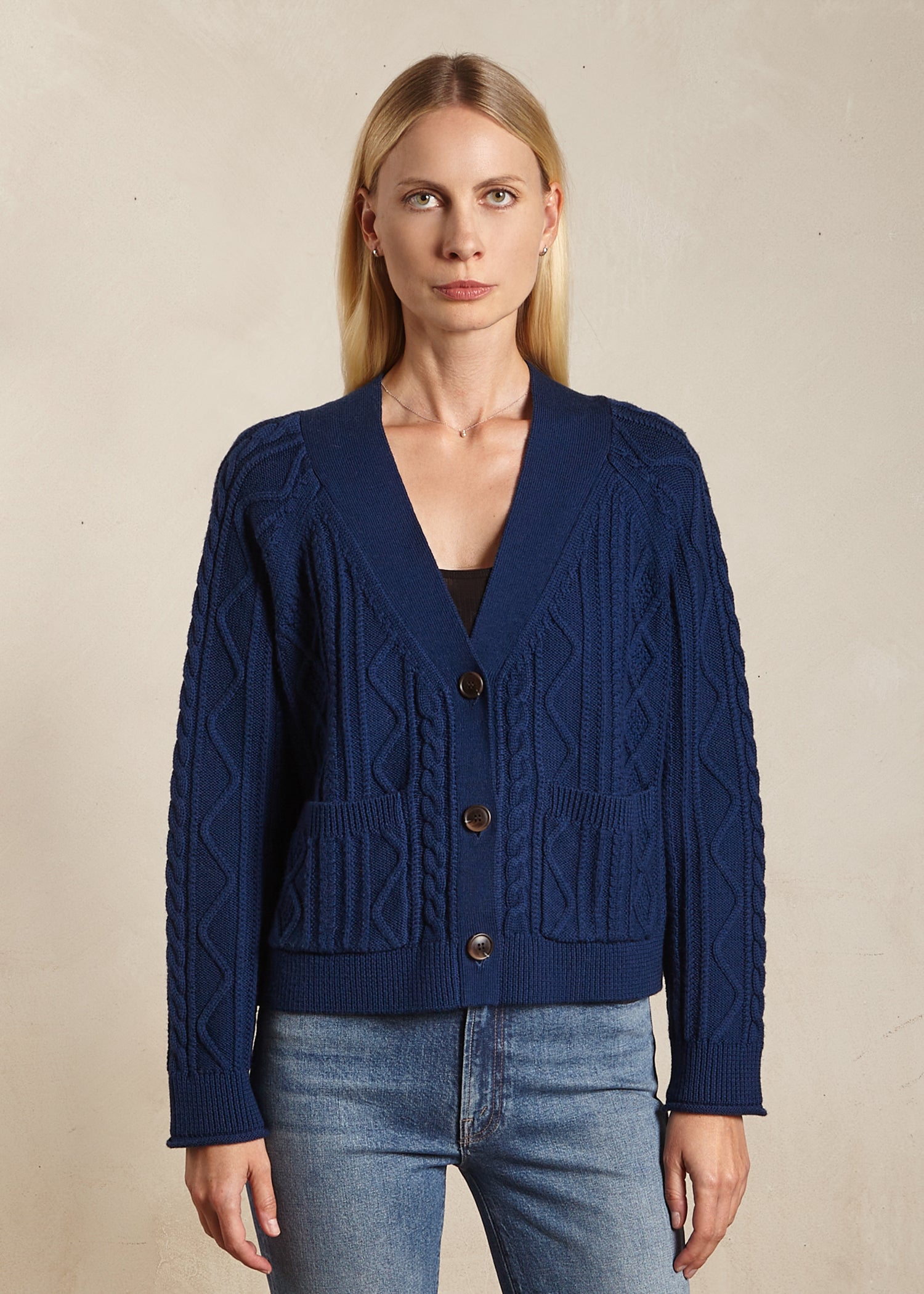 Cable Fisherman Cardigan
