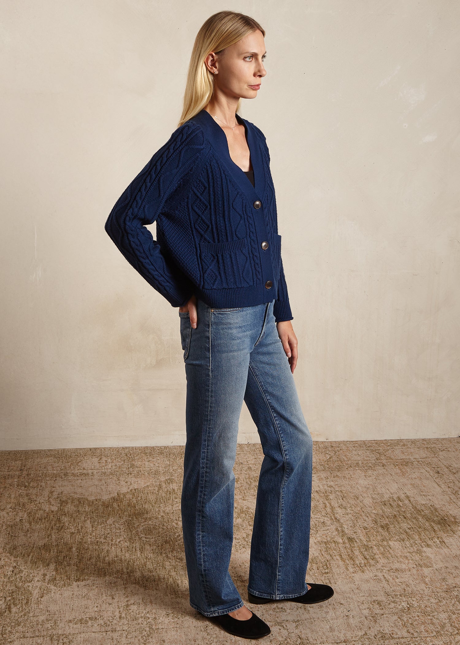 Cable Fisherman Cardigan