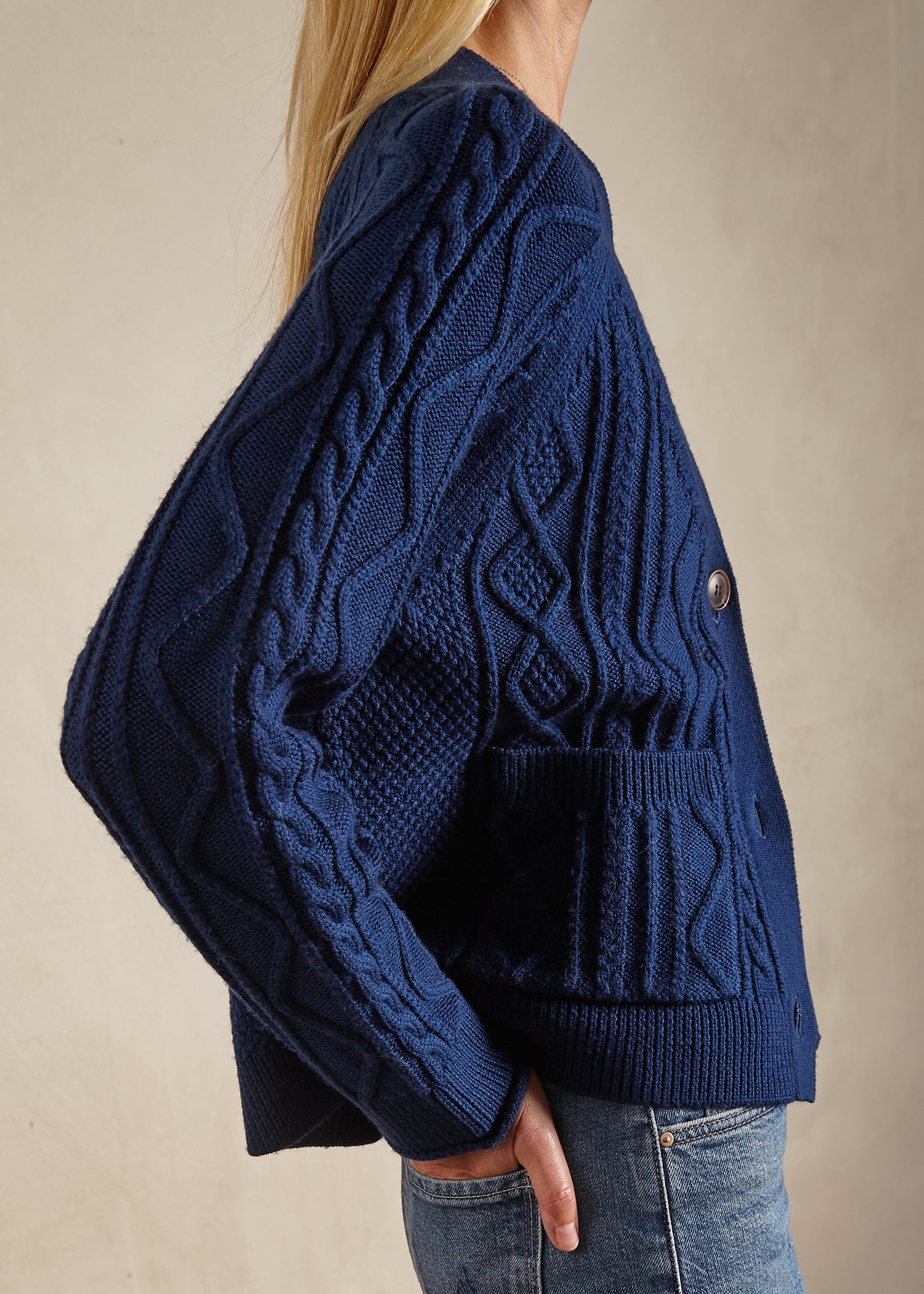 Cable Fisherman Cardigan