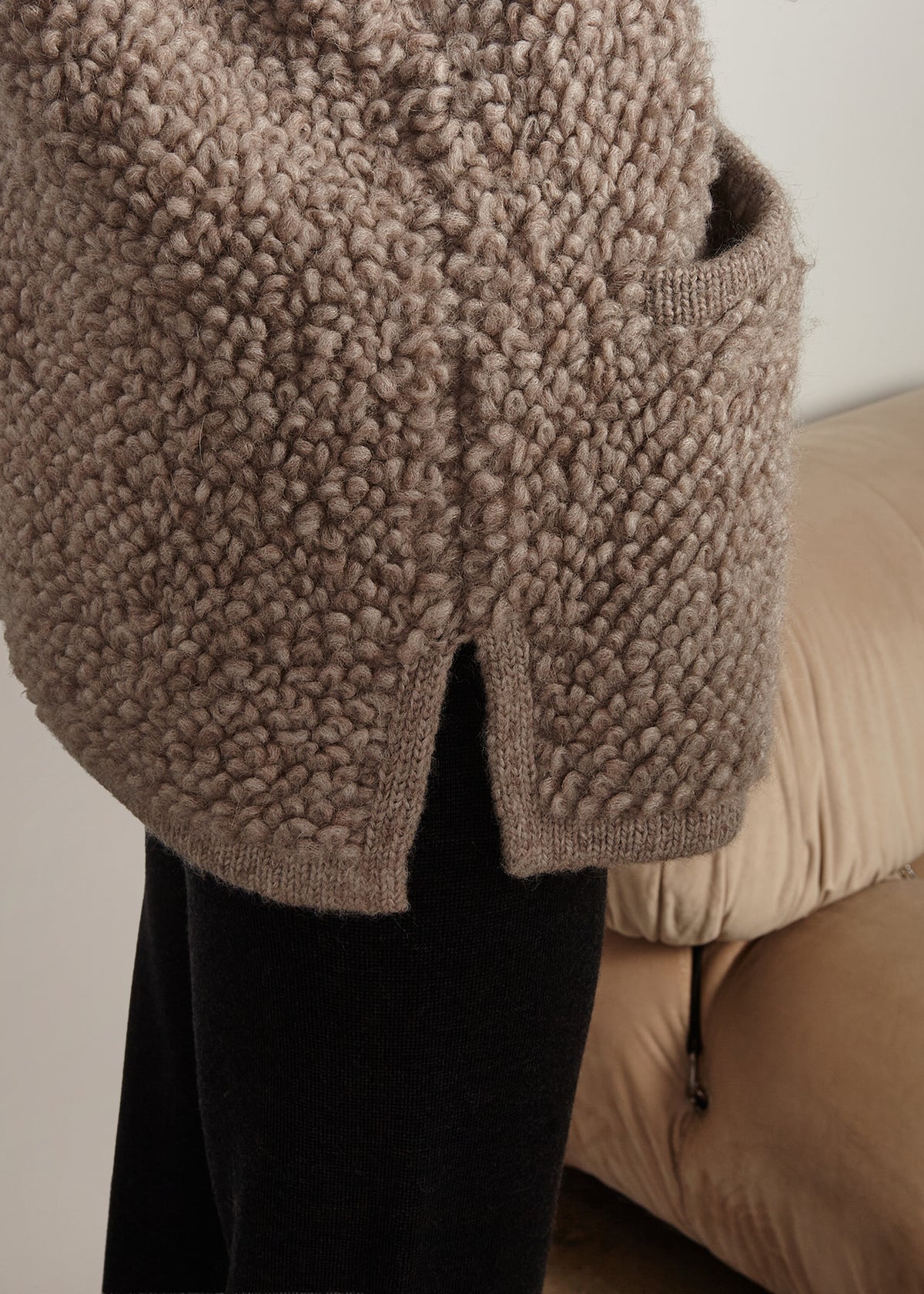Boucle Button Jacket