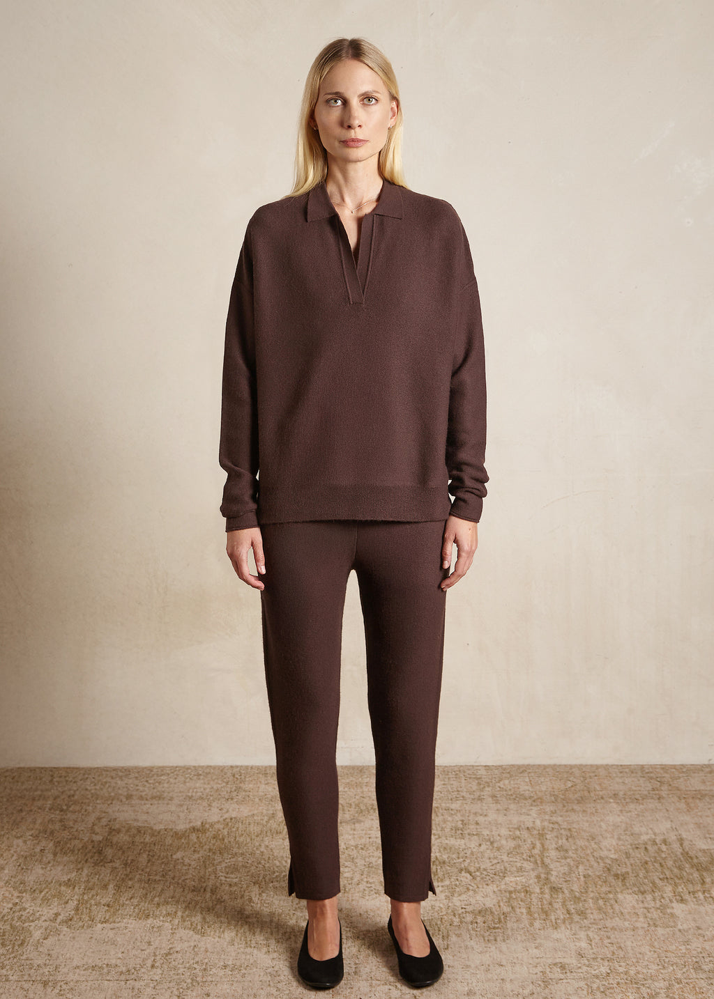 LUXE SLIM PANTS IN CASHWOOL