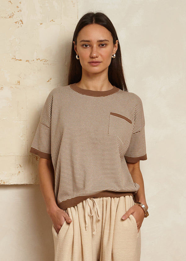 Modern Striped Tee