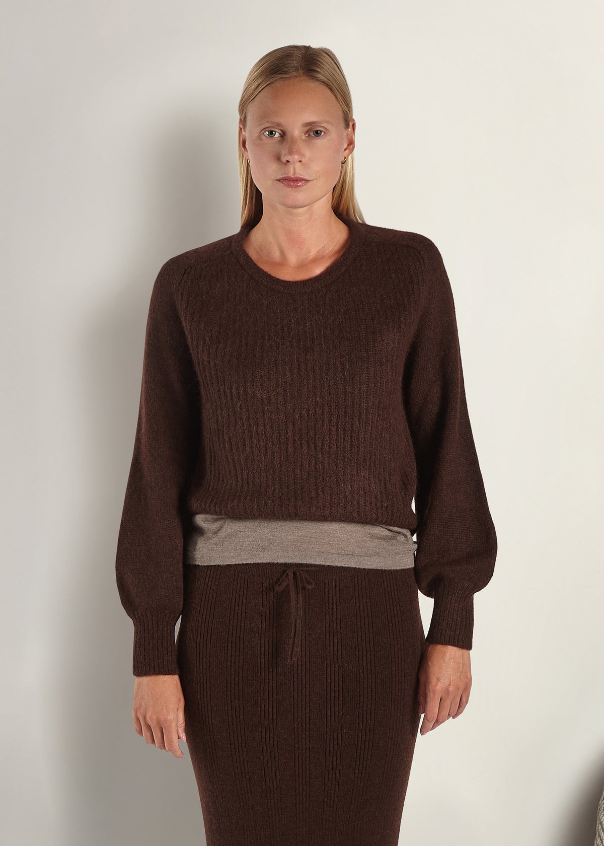 Rina blouson sleeve sweater