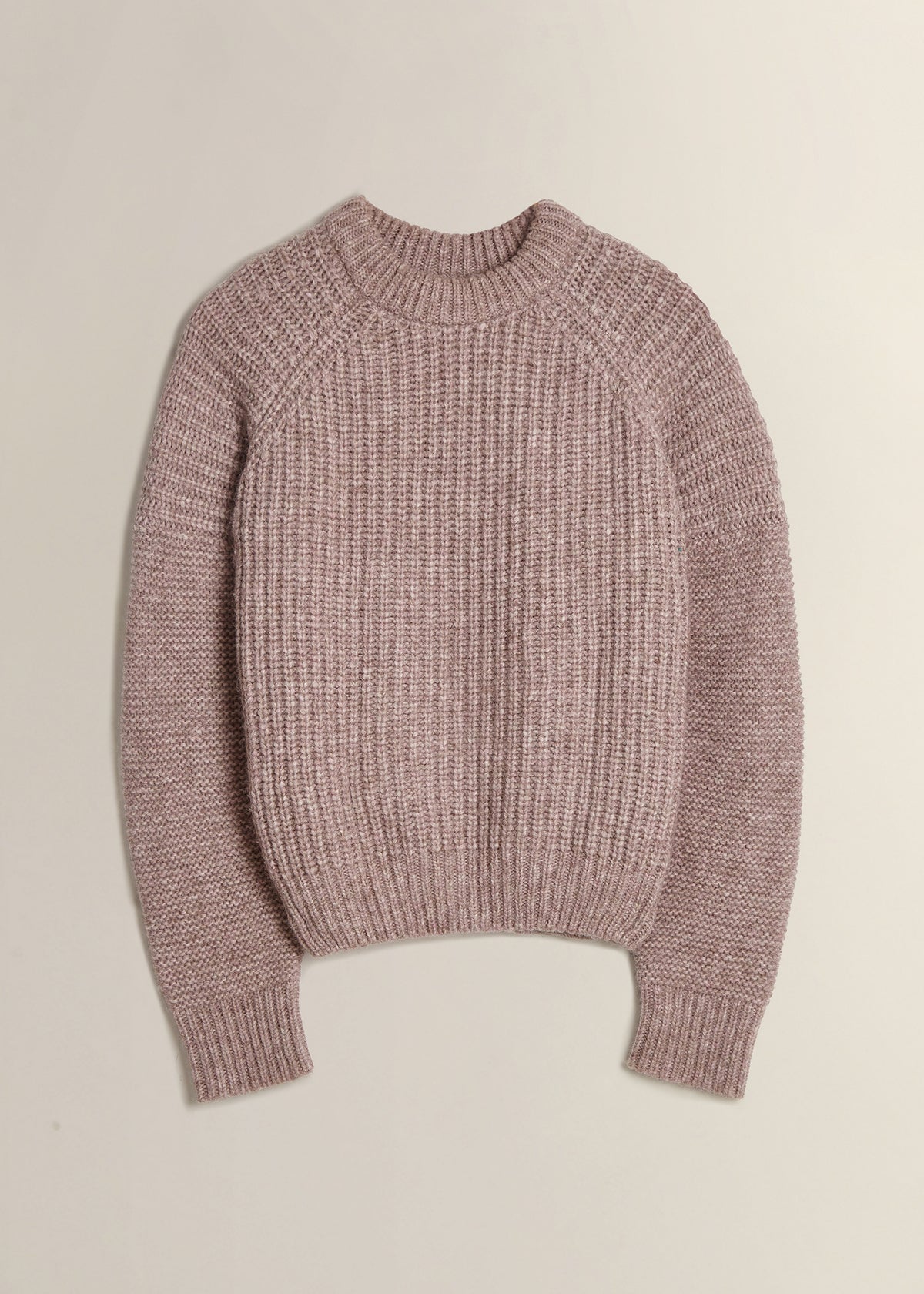 THE PERFECT CREW SWEATER HEATHER
