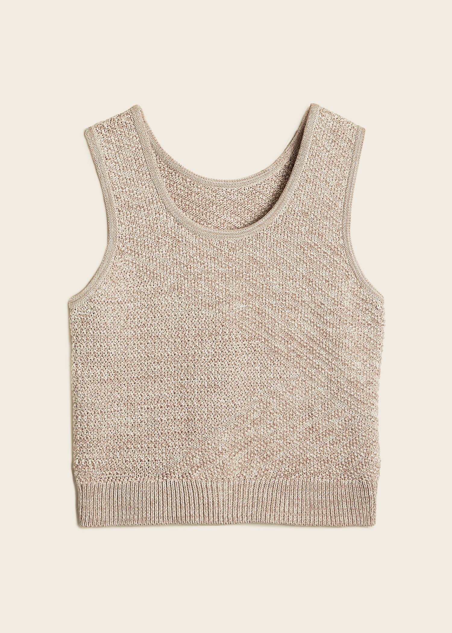 Angled Rib Crochet Vest