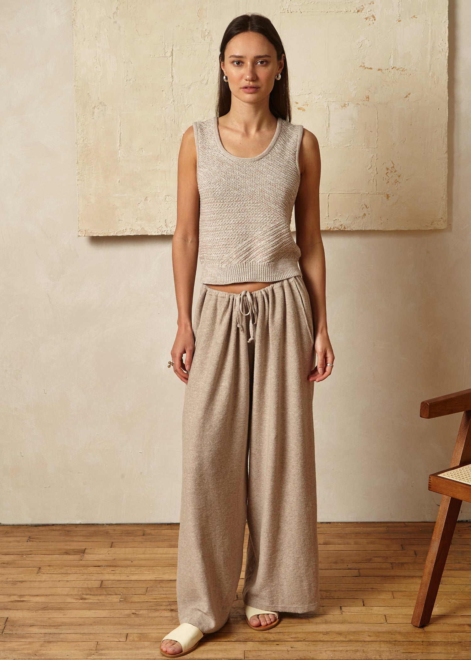 Angled Rib Crochet Vest
