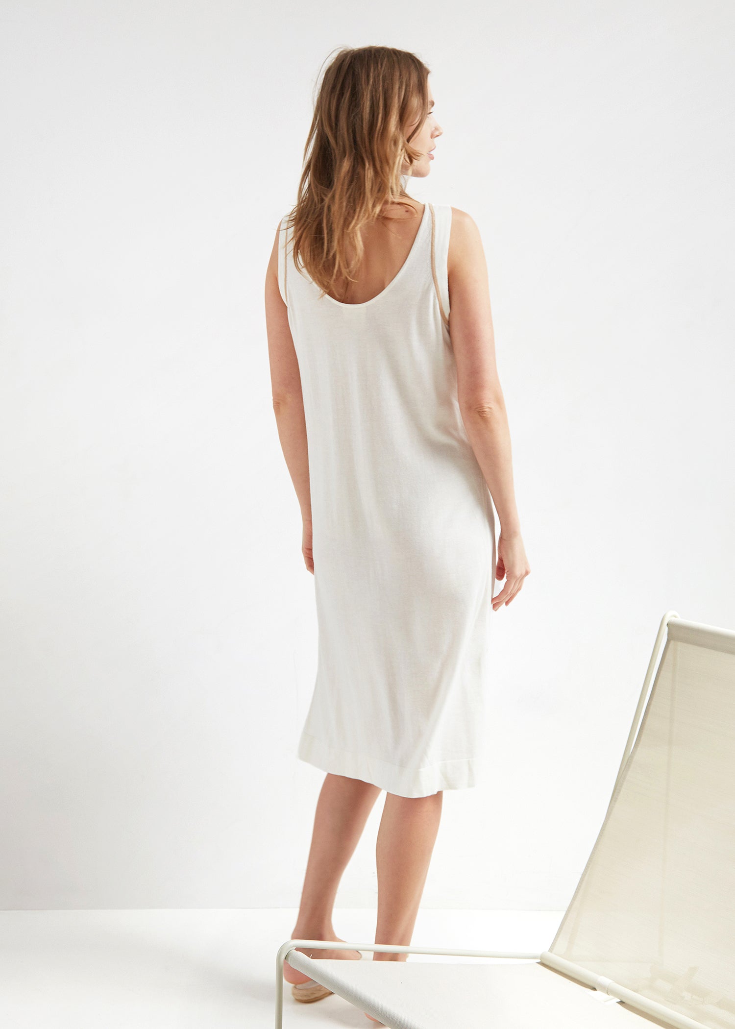 LOW BACK SLIP DRESS