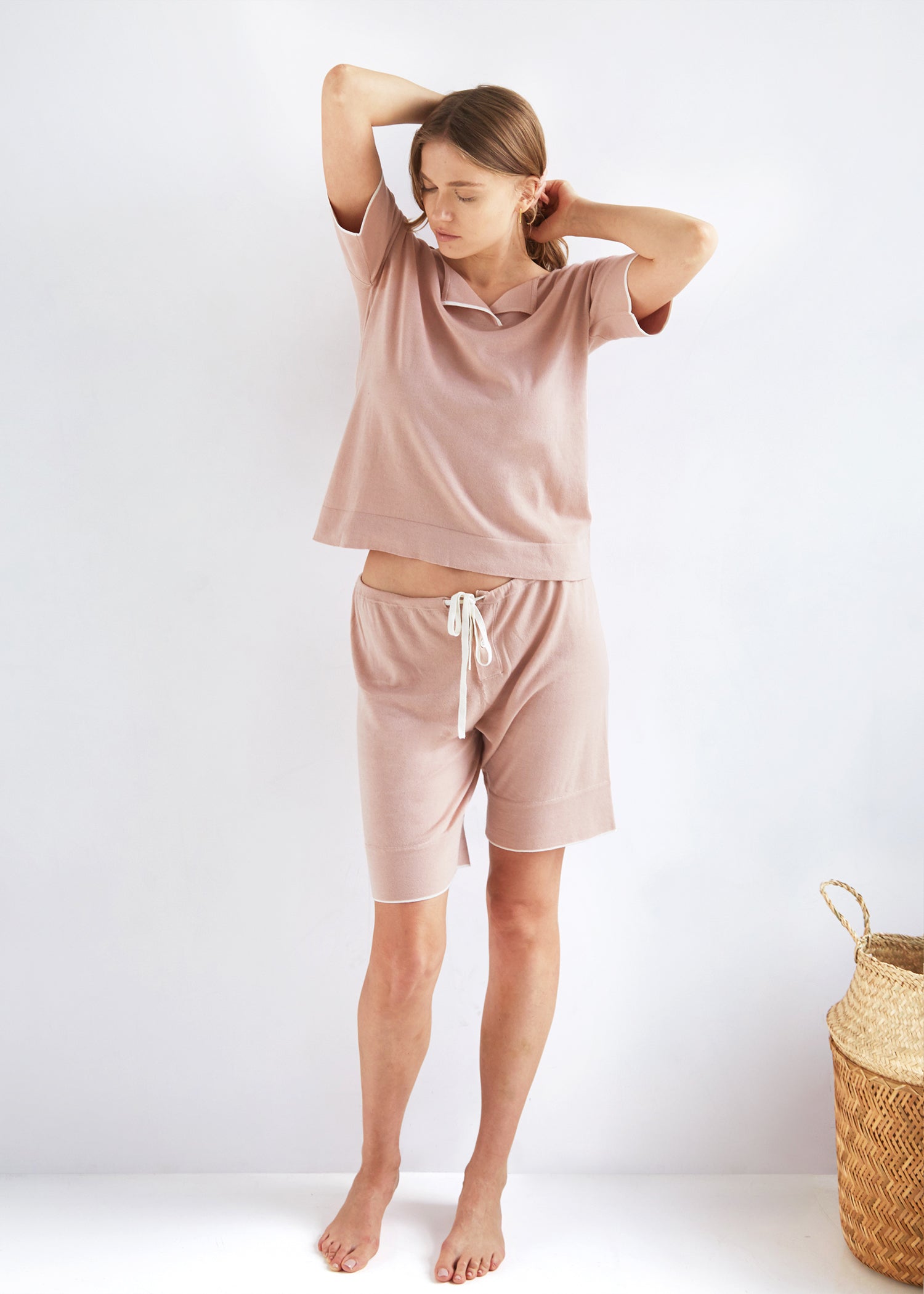 TIE WAIST Sleep Shorts
